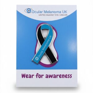 Ocular Melanoma UK Ribbon Pin Badge