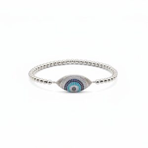 Silver Eye Bracelet
